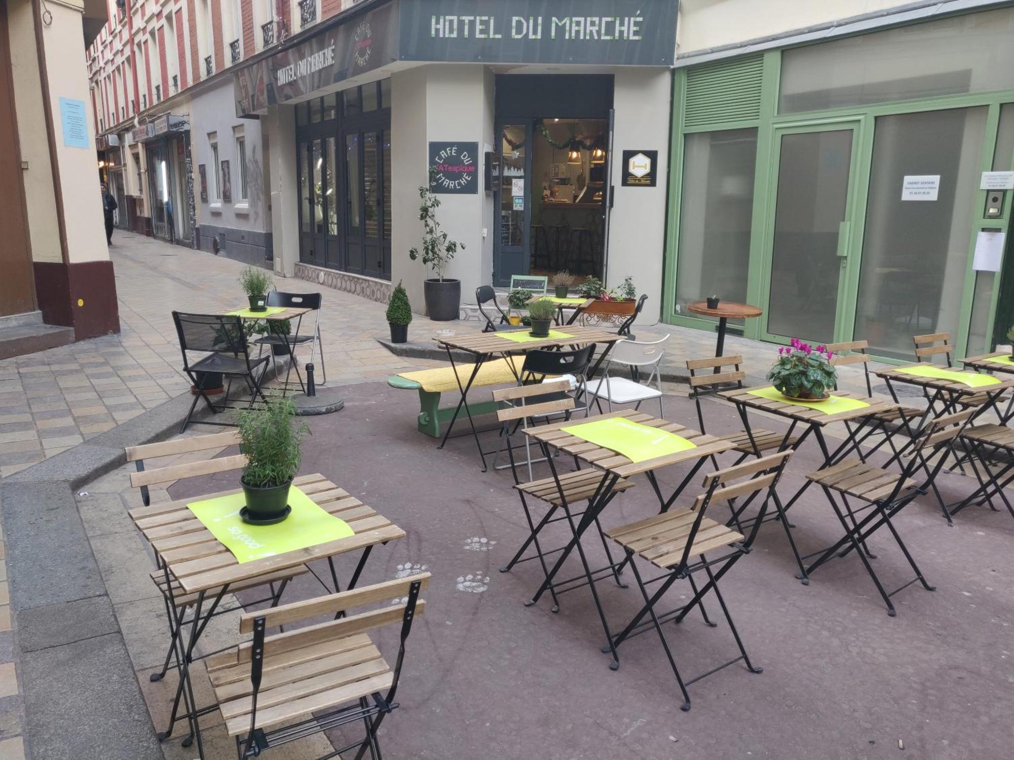 Hotel Du Marche ปารีส ภายนอก รูปภาพ